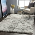 thumbnail image 1 of Livabliss Area Rugs for Living Room, 2x3 Alta Shag Modern Off-White Rug, Bedroom Dining Room Home Decor Stain Resistant Carpet (2' x 2'11"), 1 of 7