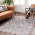 thumbnail image 1 of Livabliss Amelie Vintage Washable Area Rug,2' x 2'11",Pink/Ivory, 1 of 6