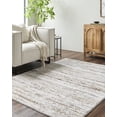 thumbnail image 1 of Livabliss Area Rugs for Living Room, 5x7 Andorra Plus Cottage Light Brown Rug, Bedroom Dining Room Home Decor Stain Resistant Carpet (5'3" x 7'), 1 of 7