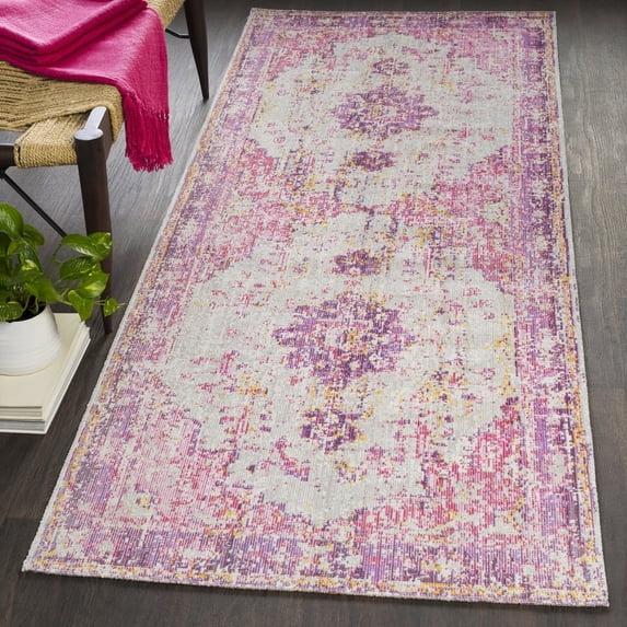 Livabliss Area Rugs for Living Room, 3x8 Antioch Traditional Red Runner Rug, Bedroom Dining Room Home Decor Stain Resistant Carpet (2'11" x 7'10" Runner)