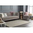thumbnail image 1 of Livabliss Wool Rugs for Living Room, 2x3 Arise Modern Light Gray Area Rug, Bedroom Dining Room Home Decor Handmade Carpet (2' x 3'), 1 of 5