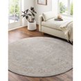 thumbnail image 1 of Livabliss Area Rugs for Living Room, 7ft Round Avant Garde Traditional Gray Round Rug, Bedroom Dining Room Home Decor Stain Resistant Carpet (6'7" x 6'7"), 1 of 8