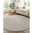 thumbnail image 1 of Livabliss Avant Garde Vintage High/Low Area Rug,7'10" Round,Grey/Tan, 1 of 8