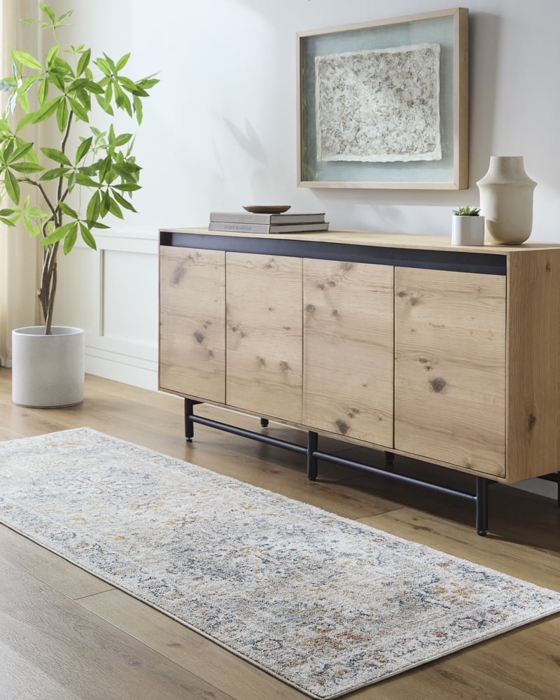 Livabliss Beckham Vintage Diamond Area Rug, 5' x 7'5