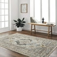 thumbnail image 1 of Livabliss Area Rugs for Living Room, 5x7 Beckham Traditional Charcoal Rug, Bedroom Dining Room Home Decor Stain Resistant Carpet (5' x 7'5"), 1 of 6