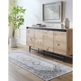 thumbnail image 1 of Livabliss Area Rugs for Living Room, 3x7 Beckham Traditional Ice Blue Runner Rug, Bedroom Dining Room Home Decor Stain Resistant Carpet (2'7" x 7'3" Runner), 1 of 5