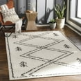 thumbnail image 1 of Livabliss Beni Shag Global Area Rug,5'3" x 7',Cream/Grey, 1 of 8