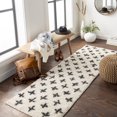 thumbnail image 1 of Livabliss Area Rugs for Living Room, 3x7 Beni Shag Global Off-White Runner Rug, Bedroom Dining Room Home Decor Stain Resistant Carpet (2'7" x 7'3" Runner), 1 of 8