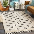 thumbnail image 1 of Livabliss Berber Shag Global Area Rug,8'10" x 12',Ivory, 1 of 6