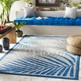 thumbnail image 1 of Livabliss Big Sur Tribal Area Rug, Blue ,6'7" x 9', 1 of 6