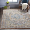thumbnail image 1 of Livabliss Outdoor Rugs, 5x7 Bodrum Traditional Orange Area Rug for Patio, Porch, Deck, Backyard, Waterproof Indoor Outdoor Carpet (5'3" x 7'3"), 1 of 7