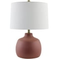 thumbnail image 1 of Livabliss Braxton Rustic Accent Table Lamp, 22-inch, Brick with White Shade, 1 of 5