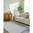 thumbnail image 1 of Livabliss Wool Rugs for Living Room, 5x7 Brook Modern Cream Area Rug, Bedroom Dining Room Home Decor Handmade Carpet (5' x 7'6"), 1 of 8