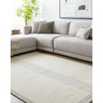 thumbnail image 1 of Livabliss Wool Rugs for Living Room, 5x7 Brook Modern Cream Area Rug, Bedroom Dining Room Home Decor Handmade Carpet (5' x 7'6"), 1 of 8