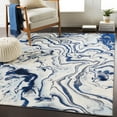 thumbnail image 1 of Livabliss Area Rugs for Living Room, 8x10 Chelsea Modern Blue Rug, Bedroom Dining Room Home Decor Stain Resistant Carpet (7'10" x 10'2"), 1 of 8