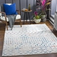 thumbnail image 1 of Livabliss Area Rugs for Living Room, 5x7 Chester Global Blue Rug, Bedroom Dining Room Home Decor Stain Resistant Carpet (5'3" x 7'3"), 1 of 7