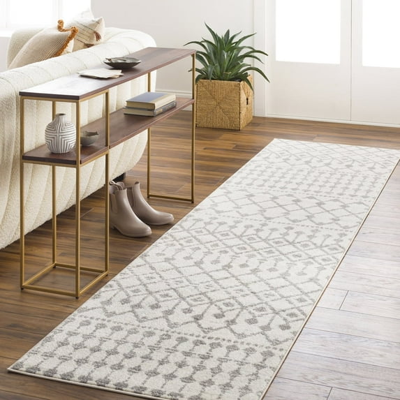 Livabliss Area Rugs for Living Room, 3x10 Chester Global Beige Runner Rug, Bedroom Dining Room Home Decor Stain Resistant Carpet (2'7" x 10' Runner)
