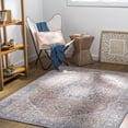 thumbnail image 1 of Livabliss Colin Vintage Washable Area Rug,5'3" x 7'3",Red/Blue, 1 of 8