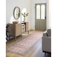 thumbnail image 1 of Livabliss Washable Rugs for Living Room, 8x10 Colin Traditional Pink Area Rug, Bedroom Dining Room Home Decor Stain Resistant Carpet (7'10" x 10'2"), 1 of 10