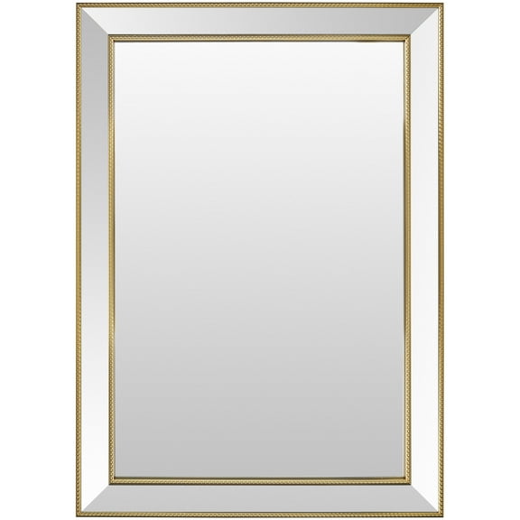 Livabliss Constantine Vintage Accent Mirror,43"H x 31"W x 1"D,Gold