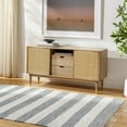 thumbnail image 1 of Livabliss Area Rugs for Living Room, 5x7 Cotone Cottage White Rug, Bedroom Dining Room Home Decor Stain Resistant Carpet (5' x 7'6"), 1 of 6