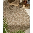 thumbnail image 1 of Livabliss Outdoor Rugs, 6x9 Crete Cottage Burnt Sienna Area Rug for Patio, Porch, Deck, Backyard, Waterproof Indoor Outdoor Carpet (6'3" x 9'), 1 of 7