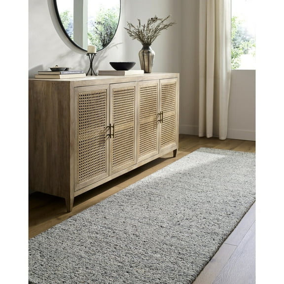 Livabliss Wool Rugs for Living Room, 3x10 Desire Traditional Charcoal Runner Area Rug, Bedroom Dining Room Home Decor Handmade Carpet (3' x 10' Runner)