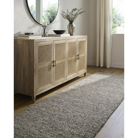 Livabliss Wool Rugs for Living Room, 3x10 Desire Traditional Taupe Runner Area Rug, Bedroom Dining Room Home Decor Handmade Carpet (3' x 10' Runner)