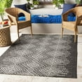 thumbnail image 1 of Livabliss Outdoor Rugs, 2x3 Eagean Global Black Area Rug for Patio, Porch, Deck, Backyard, Waterproof Indoor Outdoor Carpet (2' x 2'11"), 1 of 8