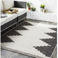 thumbnail image 1 of Livabliss Outdoor Rugs, 2x3 Eagean Global Black Area Rug for Patio, Porch, Deck, Backyard, Waterproof Indoor Outdoor Carpet (2' x 2'11"), 1 of 8