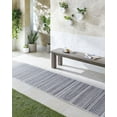 thumbnail image 1 of Livabliss Outdoor Rugs, 3x10 Eagean Global Black Runner Area Rug for Patio, Porch, Deck, Backyard, Waterproof Indoor Outdoor Carpet (2'7" x 10' Runner), 1 of 9