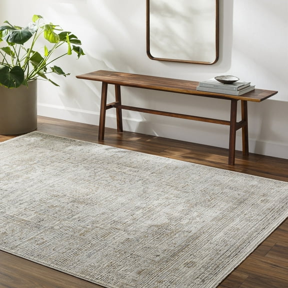 Livabliss Area Rugs for Living Room, 9x12 Edmonton Traditional Cream Rug, Bedroom Dining Room Home Decor Stain Resistant Carpet (9'2" x 12')