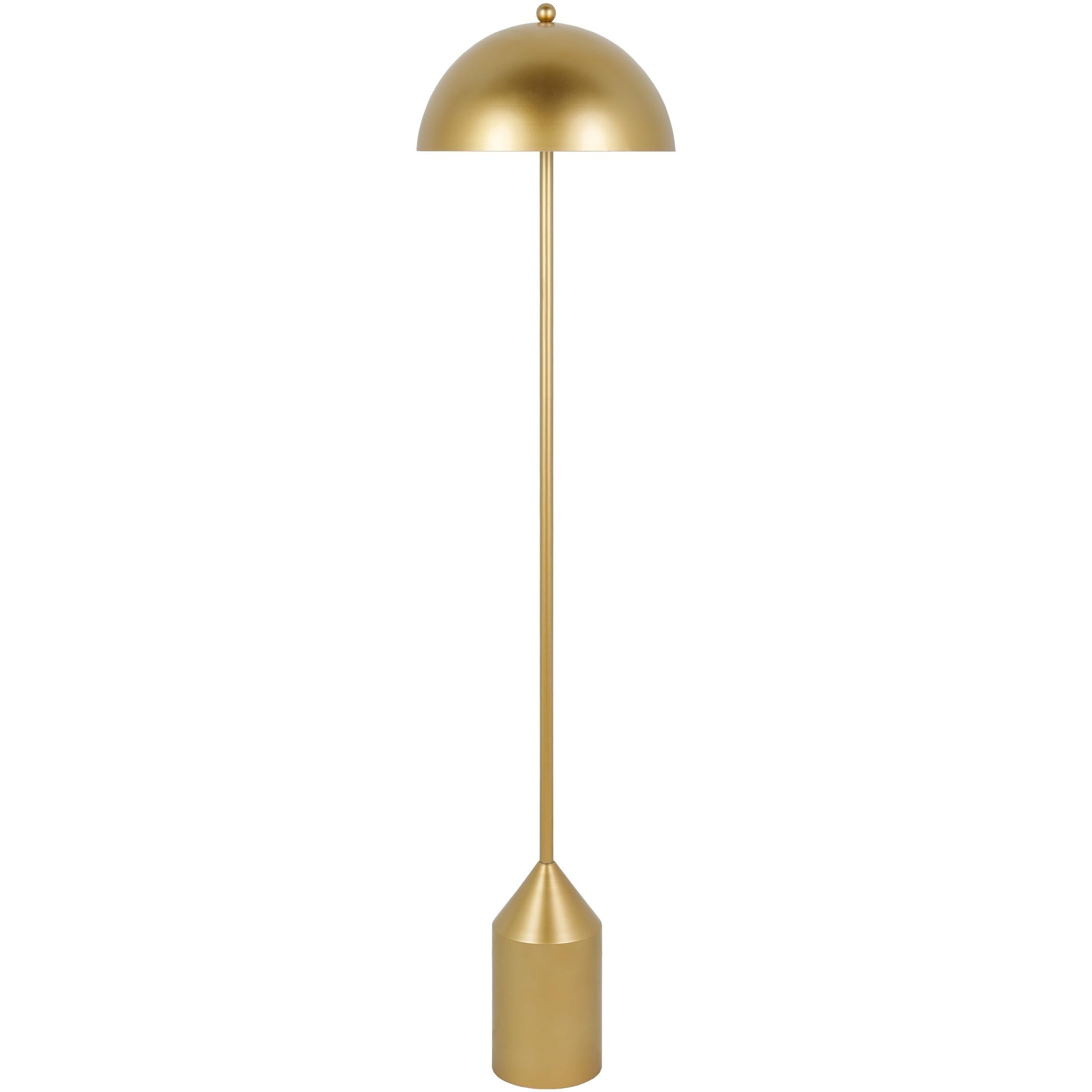 Livabliss Elder Rustic Accent Floor Lamp, 59-inch, Gold