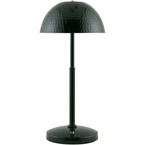 Livabliss Elvas Portable Table Lamp, 15-inch, Dark Green