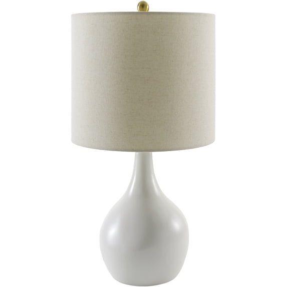 Livabliss Enoki Cottage Accent Table Lamp, 21-inch, Cream