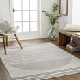 thumbnail image 1 of Livabliss Area Rugs for Living Room, 7x9 Floransa Modern Cream Rug, Bedroom Dining Room Home Decor Stain Resistant Carpet (6'7" x 9'), 1 of 7
