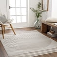 thumbnail image 1 of Livabliss Area Rugs for Living Room, 2x3 Floransa Modern Cream Rug, Bedroom Dining Room Home Decor Stain Resistant Carpet (2' x 2'11"), 1 of 7