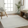 thumbnail image 1 of Livabliss Floransa Modern Geometric Area Rug,2' x 2'11",Faded Grey, 1 of 7