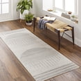 thumbnail image 1 of Livabliss Area Rugs for Living Room, 3x7 Floransa Modern Cream Runner Rug, Bedroom Dining Room Home Decor Stain Resistant Carpet (2'7" x 7'3" Runner), 1 of 7