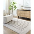 thumbnail image 1 of Livabliss Washable Rugs for Living Room, 7x9 Fossay Shag Modern Light Beige Area Rug, Bedroom Dining Room Home Decor Stain Resistant Carpet (6'7" x 9'), 1 of 7