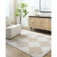 thumbnail image 1 of Livabliss Washable Rugs for Living Room, 8x10 Fossay Shag Modern Light Beige Area Rug, Bedroom Dining Room Home Decor Stain Resistant Carpet (7'10" x 10'), 1 of 7