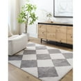 thumbnail image 1 of Livabliss Washable Rugs for Living Room, 7x9 Fossay Shag Modern Light Beige Area Rug, Bedroom Dining Room Home Decor Stain Resistant Carpet (6'7" x 9'), 1 of 7