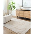 thumbnail image 1 of Livabliss Washable Rugs for Living Room, 5x7 Fossay Shag Modern Light Beige Area Rug, Bedroom Dining Room Home Decor Stain Resistant Carpet (5'3" x 7'), 1 of 7