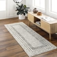 thumbnail image 1 of Livabliss Freud Modern Runner Rug, 2'7" x 7'3", Ivory, 1 of 6