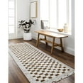 thumbnail image 1 of Livabliss Area Rugs for Living Room, 7x9 Freud Modern Ivory Rug, Bedroom Dining Room Home Decor Stain Resistant Carpet (6'7" x 9'), 1 of 6