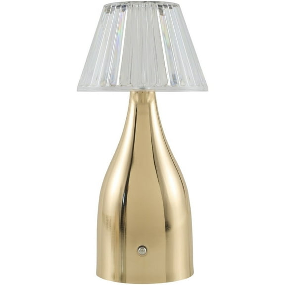 Livabliss Furnas Portable Table Lamp, 10-inch, Copper