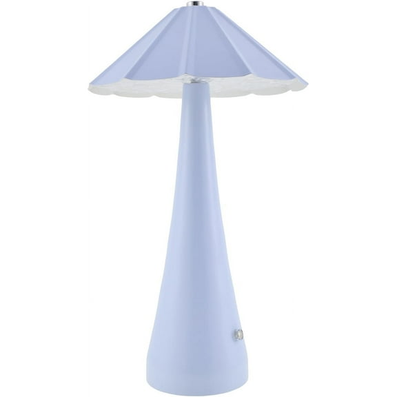 Livabliss Furnas Portable Table Lamp, 13-inch, Blue
