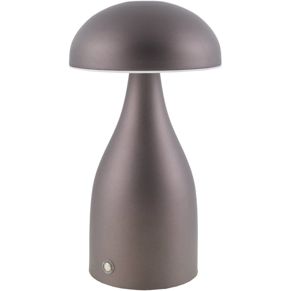 Livabliss Furnas Portable Table Lamp, 9-inch, Brown