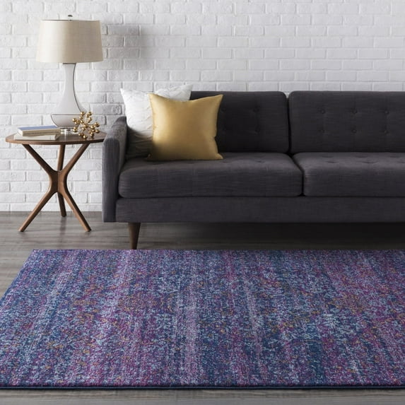 Livabliss Area Rugs for Living Room, 2x3 Harput Traditional Purple Rug, Bedroom Dining Room Home Decor Stain Resistant Carpet (2' x 2'11")