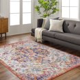 thumbnail image 1 of Livabliss Area Rugs for Living Room, 4x6 Harput Traditional Blue Rug, Bedroom Dining Room Home Decor Stain Resistant Carpet (3'11" x 5'7"), 1 of 9